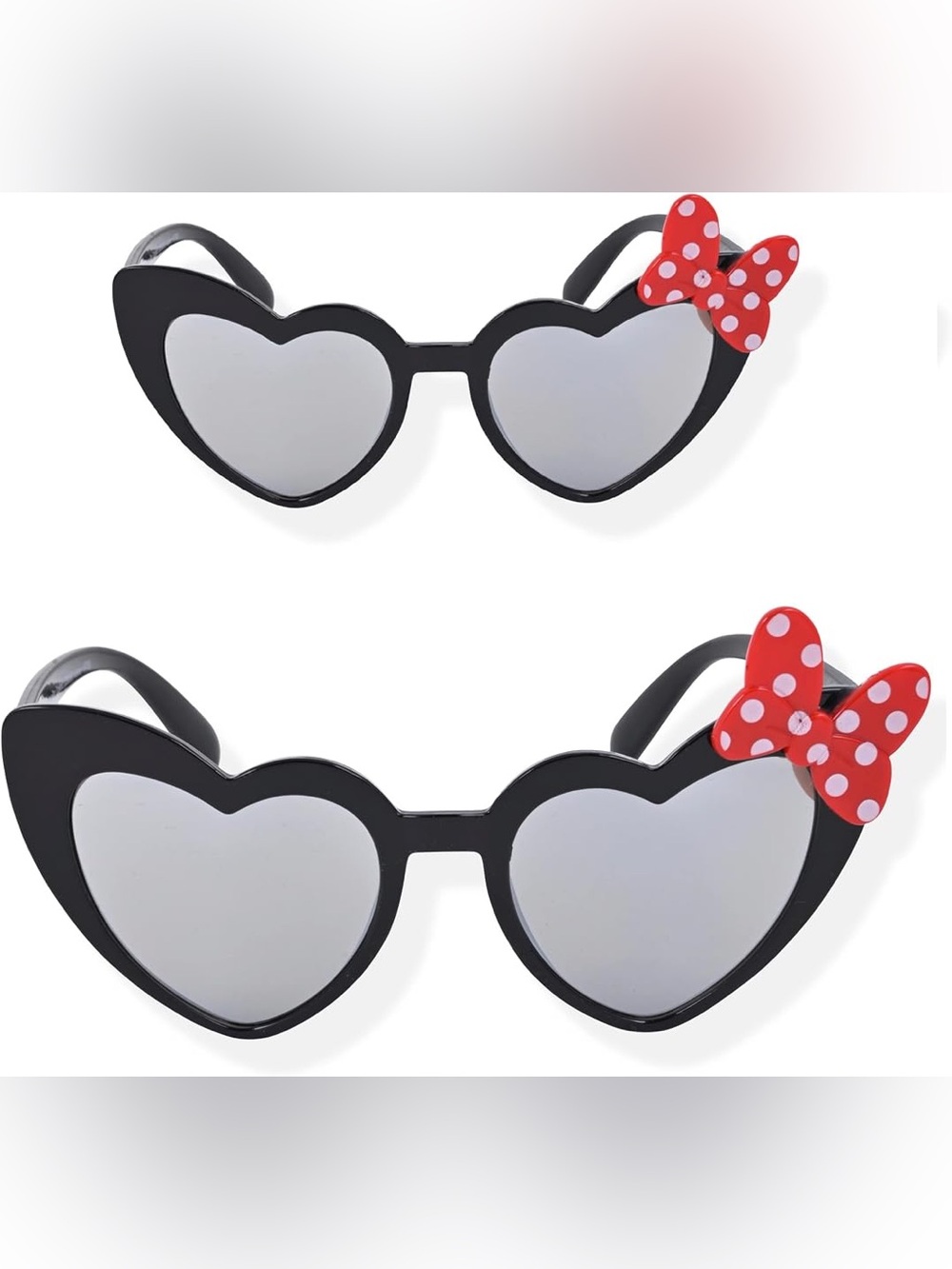 Disney Mommy & Me Matching Set of Minnie Mouse Heart Shaped Sunglasses